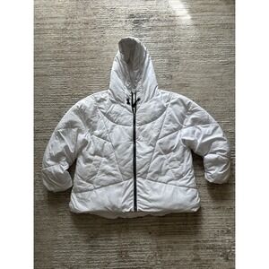 Free People Women Hailey Puffer Jacket Oversized Hooded Lightweight Sz XS(TP)
